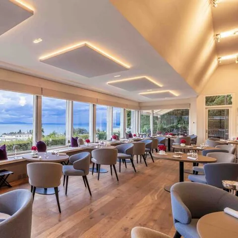El restaurante La Table del Hotel Lausanne Palace.
