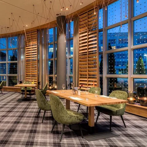 Mountain Hub – Gourmet-Bereich.