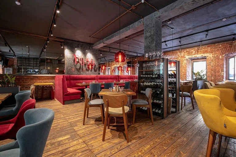 Blush wine bar